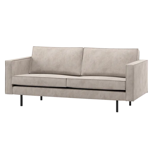 Bank beige 5-zits 190 cm