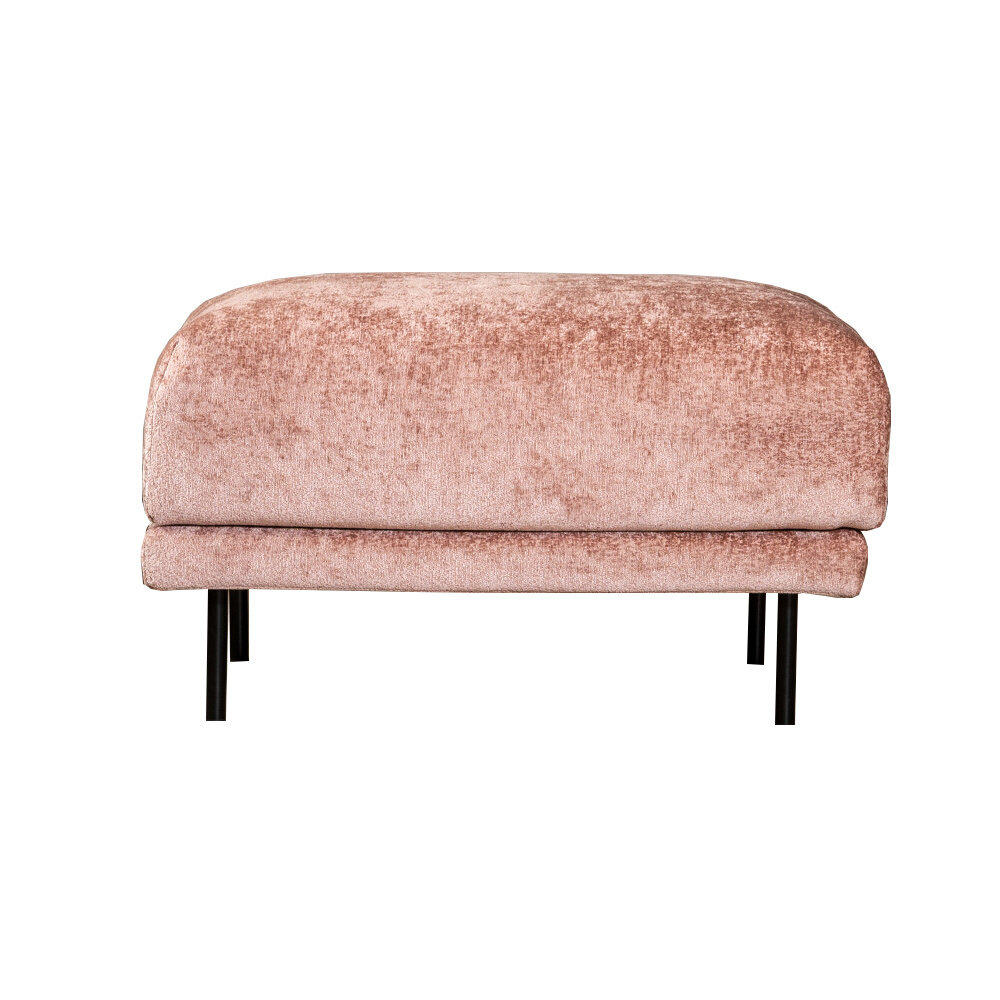 Poef chenille roze 90 cm