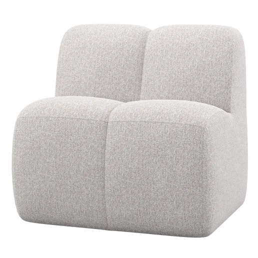Bank beige 84 cm 84 × 83 cm hoog