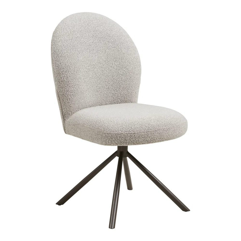 Eetkamerstoel staal zand 50 cm