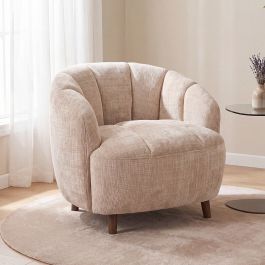 Fauteuil cremona beige 18 88 cm