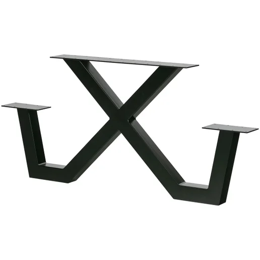 Tuintafel staal zwart
