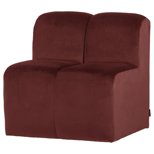 Bank velours bruin 84 cm 84 cm