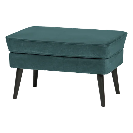 Poef Ilmi polyester blauw 77 cm