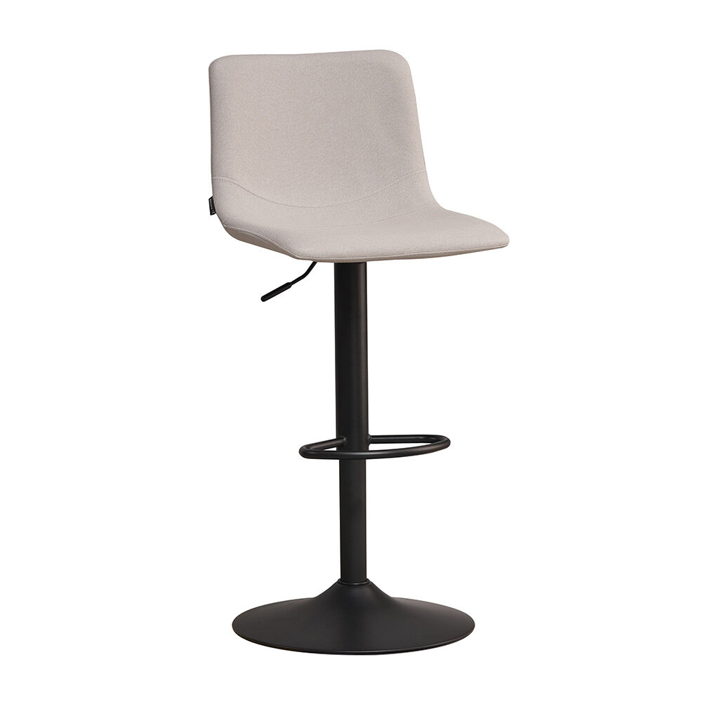 Barkruk gerecycled polyester grijs