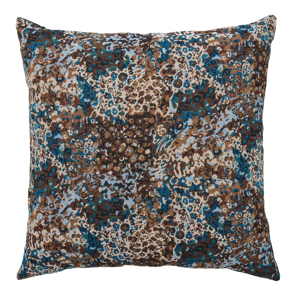 Kussen polyester blauw 45 cm