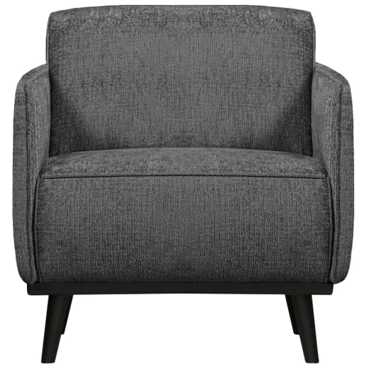 Fauteuil Koren polyester grijs 72 × 77 cm hoog