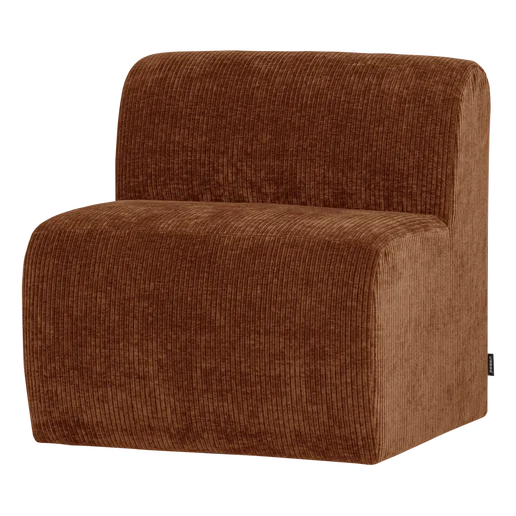 Bank Palel ribstof bruin 84 cm