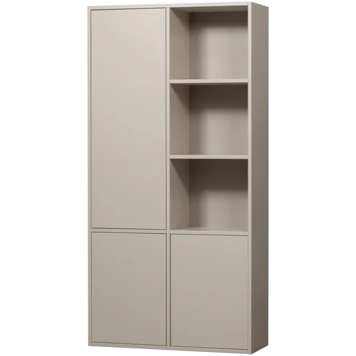 Kast grijs links 108 cm