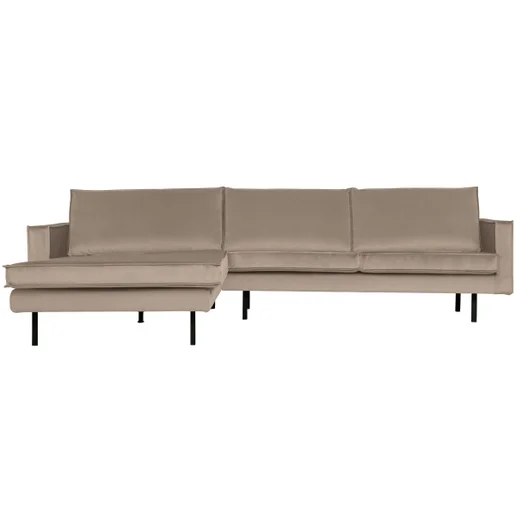 Chaise longue Kalmi polyester groen links 300 × 85 cm hoog