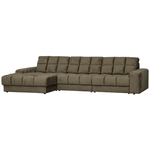 Chaise longue Helmi polyester groen links