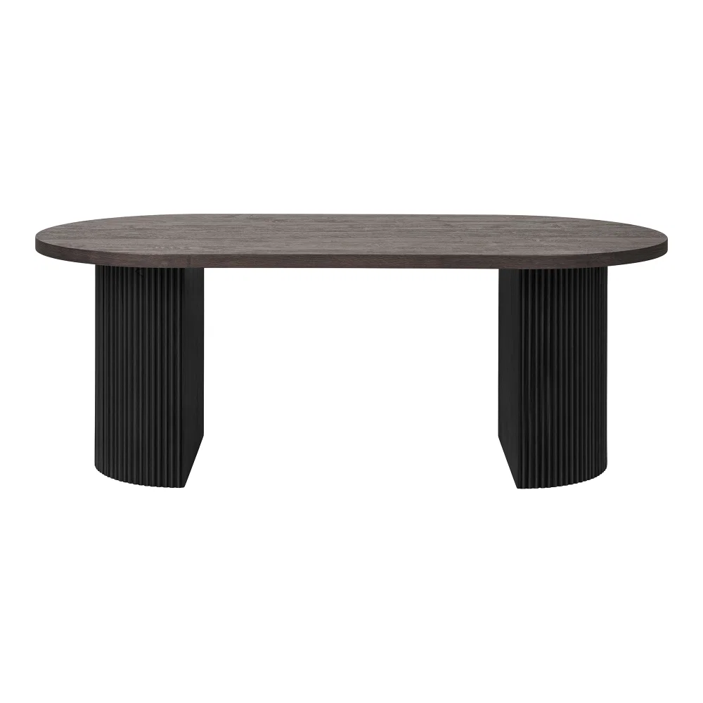 Salontafel MDF donkerbruin 120 cm
