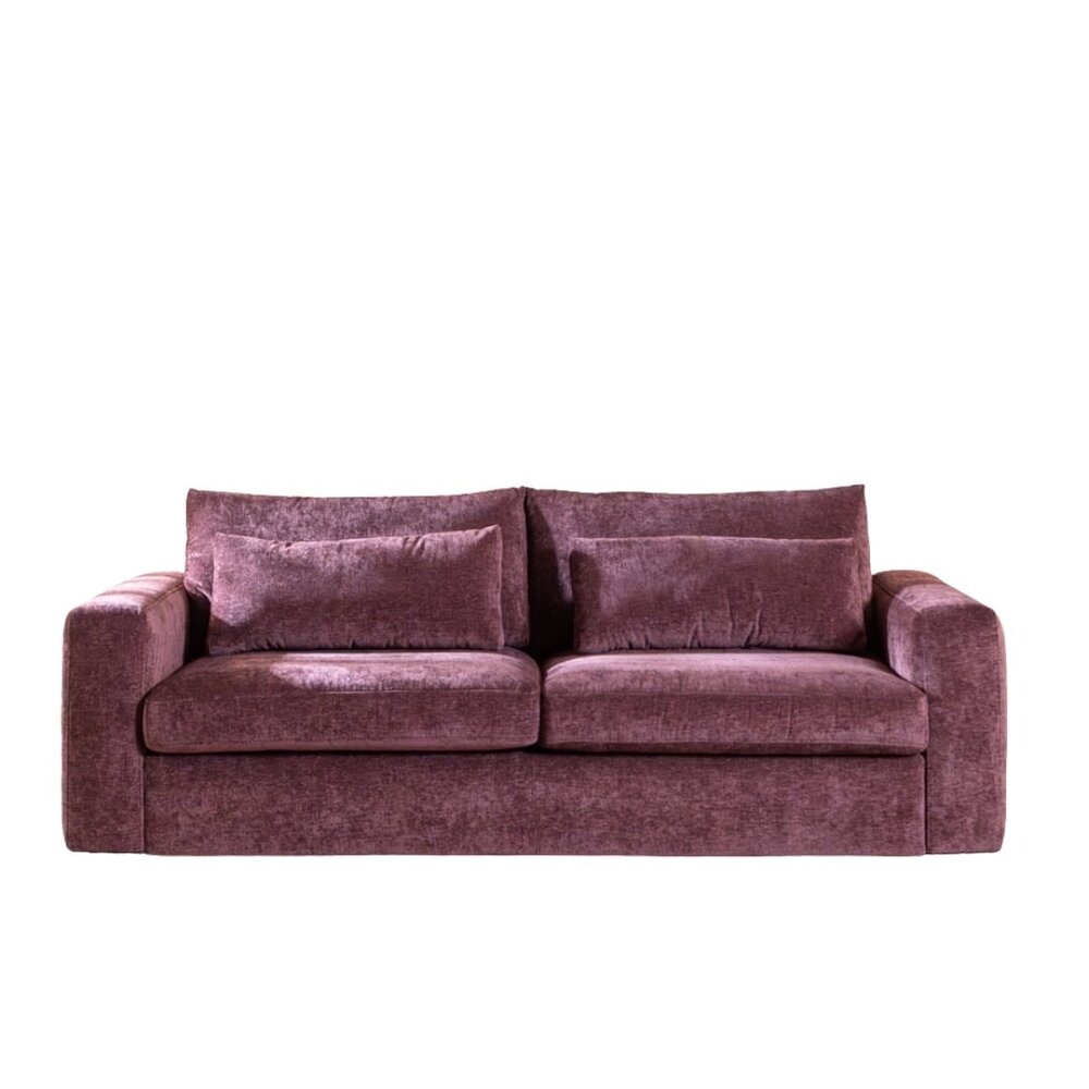 Bank Delto eddy 8 purple paars 3-zits