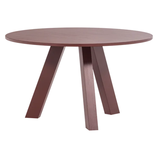 Eettafel Aren eiken rood Ø129 cm
