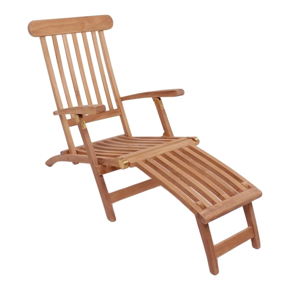 Stoel Ilon teak naturel 150 cm
