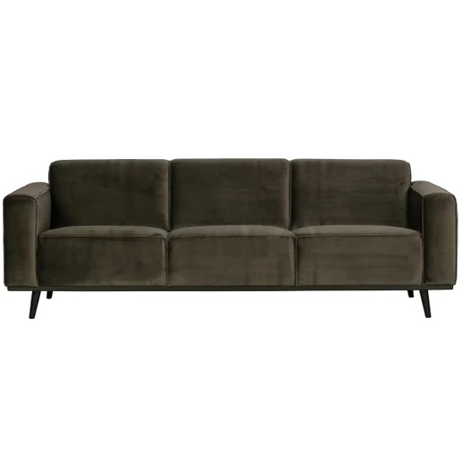 Bank Palnais polyester groen 3-zits 230 cm 230 cm