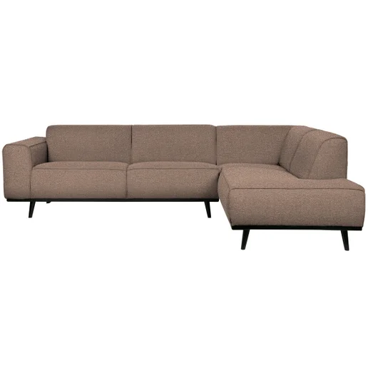 Hoekbank Ule polyester grijs rechts