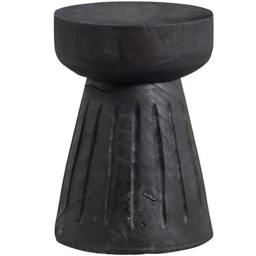 Kruk paulownia zwart Ø28 cm
