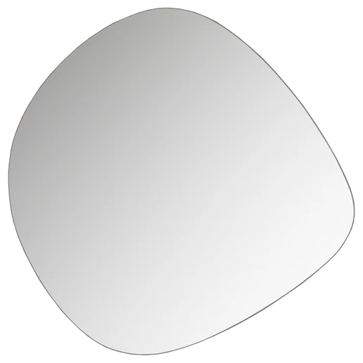 Spiegel glas zwart 59 cm