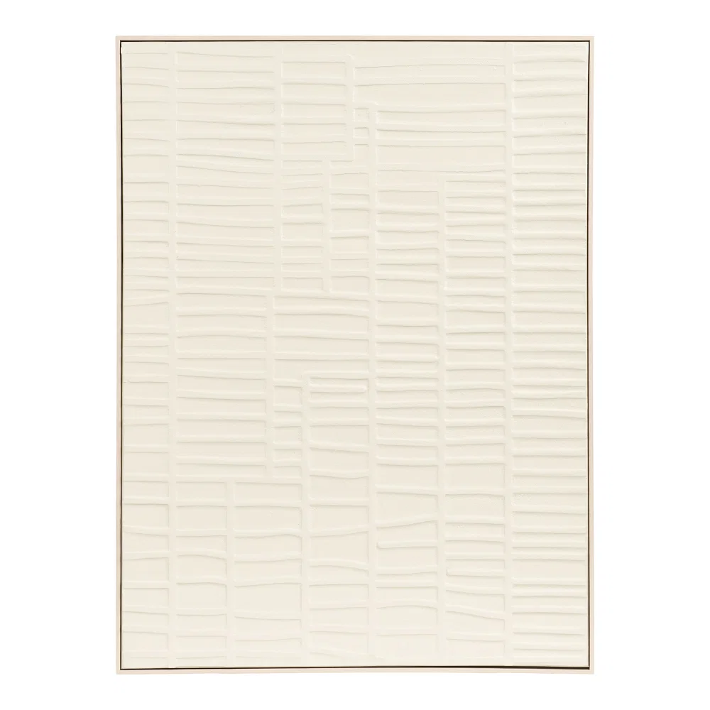 Wanddecoratie MDF beige
