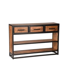 Bijzettafel Alis mangohout rough