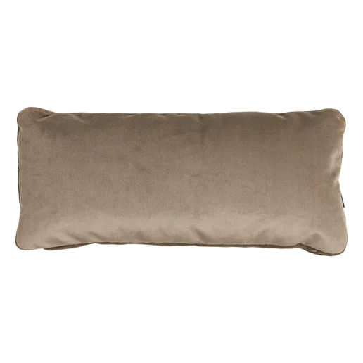 Kussen velours taupe