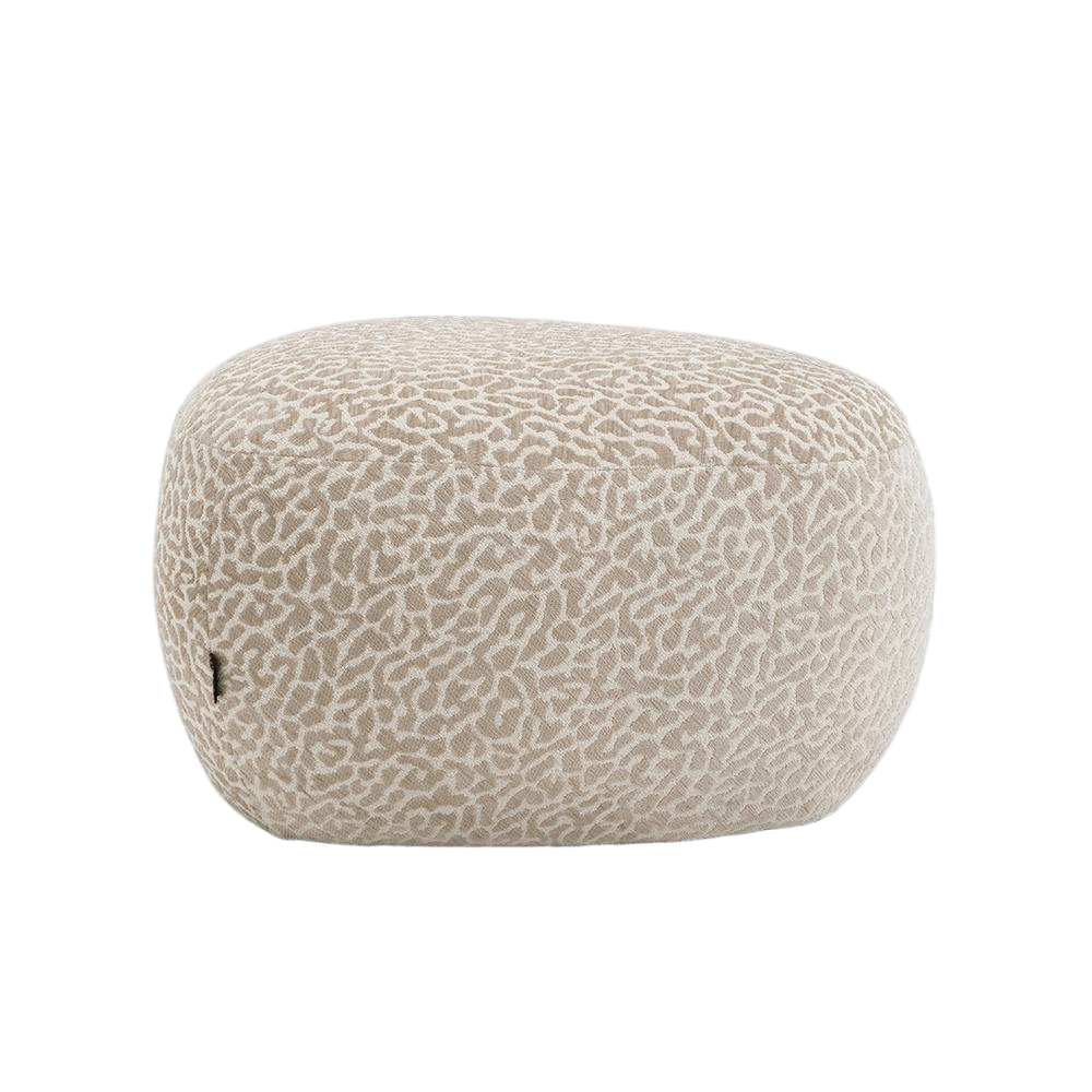 Poef Talla velours taupe 64 cm