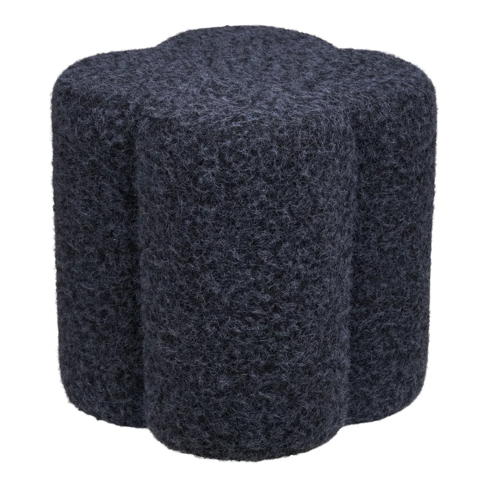 Poef Korro polyester blauw 42 cm