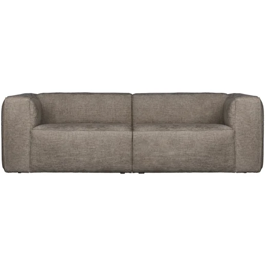 Bank Pertel bruin 5-zits 242 × 73 cm hoog