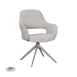 Eetkamerstoel Novna royal bouclé naturel 110