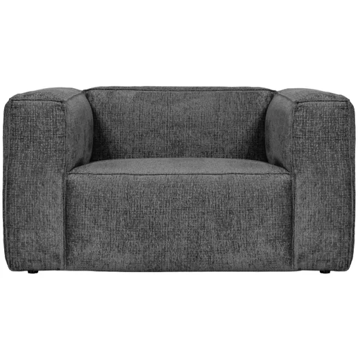 Fauteuil Zanel velours grijs 146 × 74 cm hoog