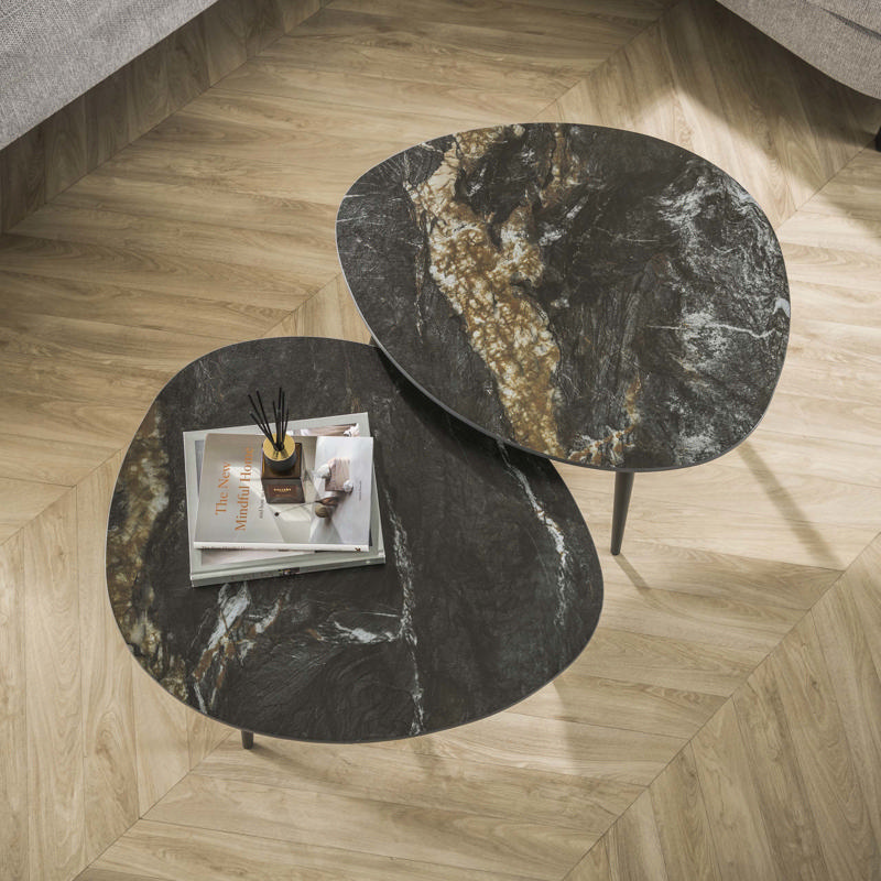 Salontafel Permi organisch set van