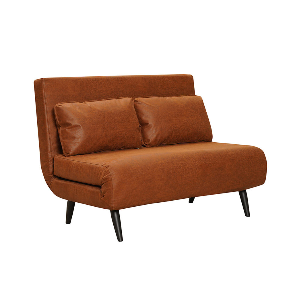 Bank eco-leer cognac