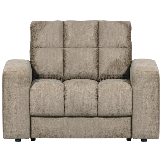 Fauteuil Vesla polyester beige 103 cm