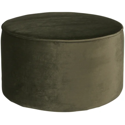 Poef Lorio polyester groen Ø60 cm