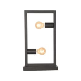 Tafellamp metaal zwart 20 × 45 cm hoog