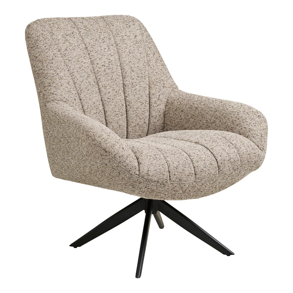 Fauteuil staal grijs