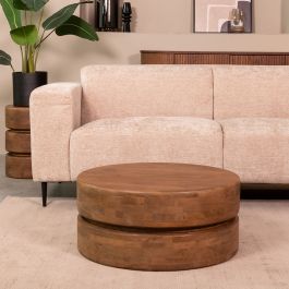 Salontafel mangohout naturel smooth