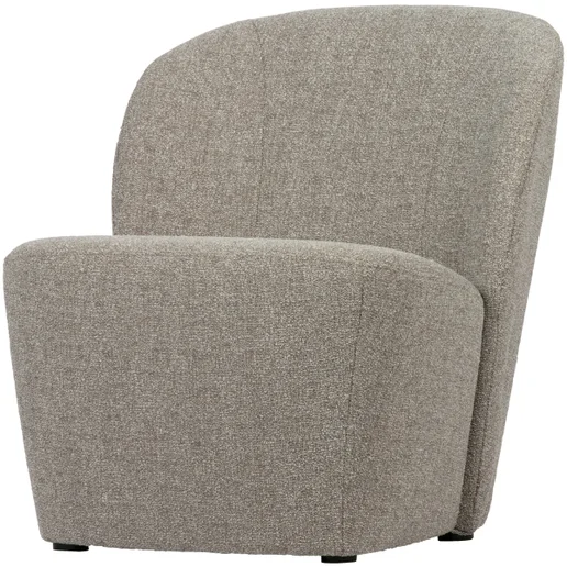 Fauteuil Korar geweven stof naturel 68 cm