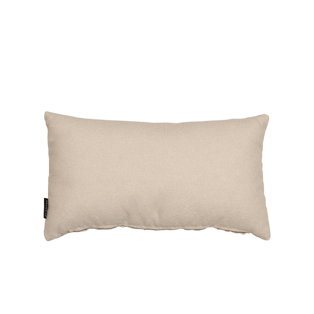 Kussen polyester gebroken wit 25 × 45 cm