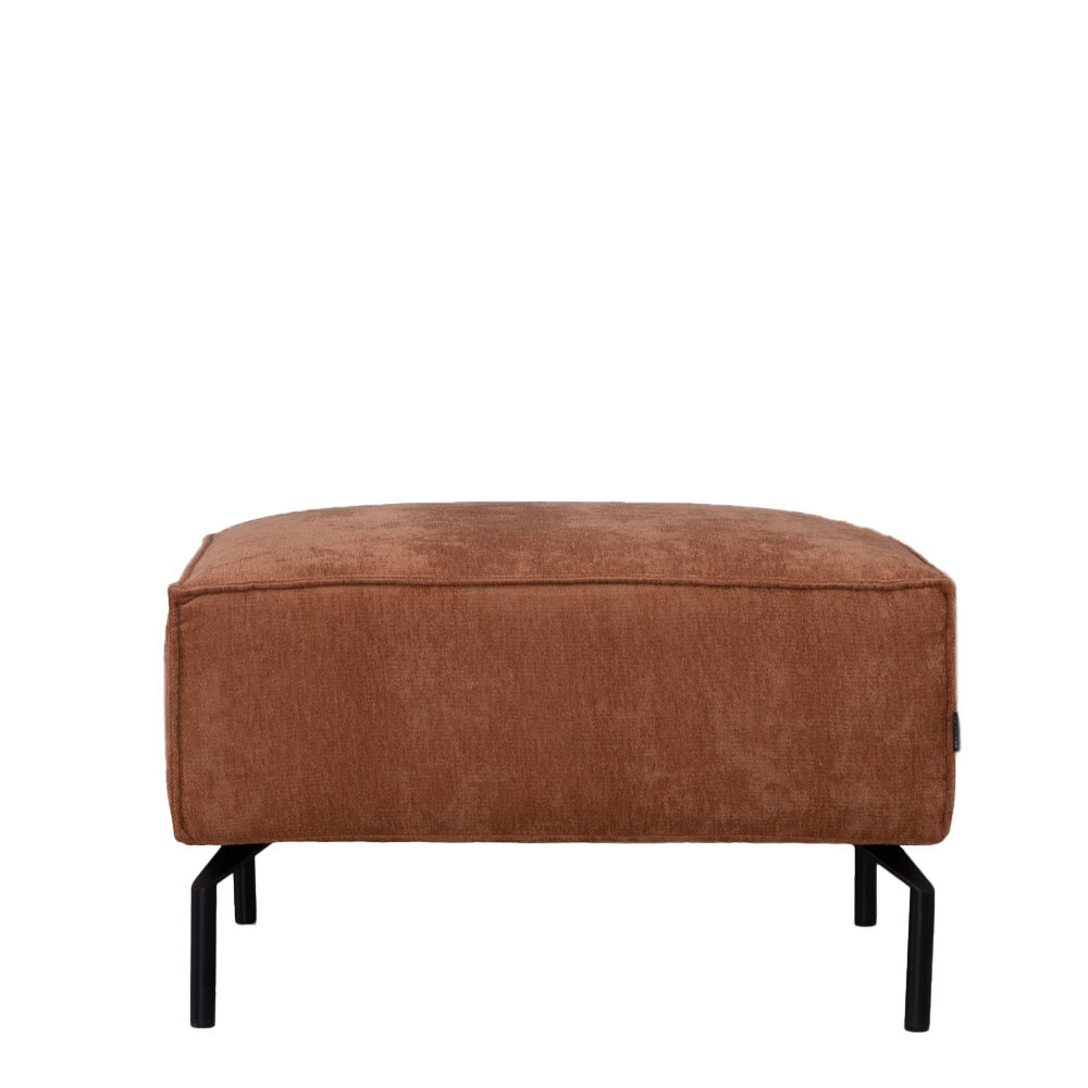 Poef Vesel polyester terracotta 90 cm