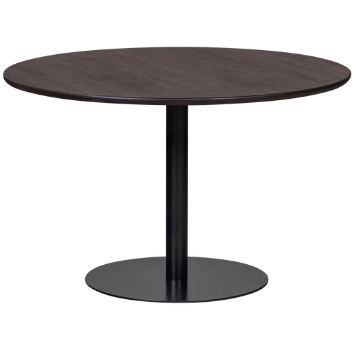 Eettafel eiken bruin Ø120 cm 120 cm