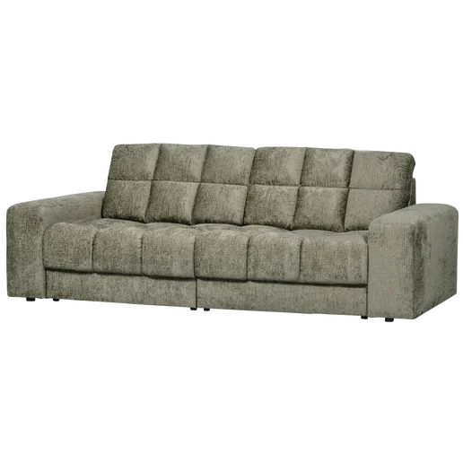 Bank Palvela polyester grijs 2-zits 226 × 78 cm hoog