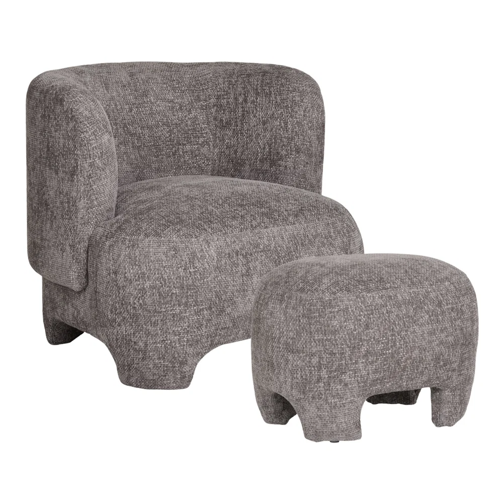 Fauteuil schuim grijs
