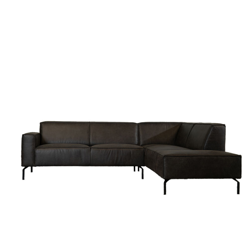 Hoekbank ja antraciet rechts 252 cm