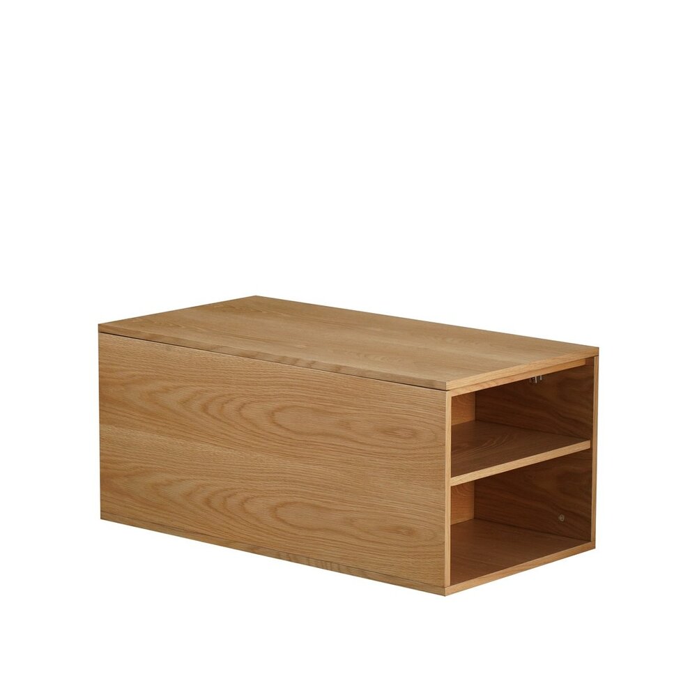 Salontafel eikenfineer blank eiken