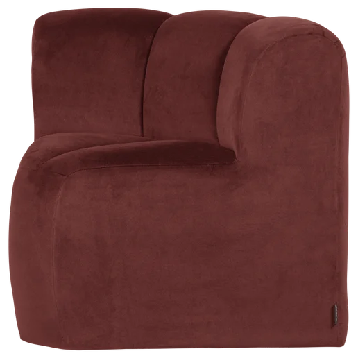 Bank velours bruin 83 cm