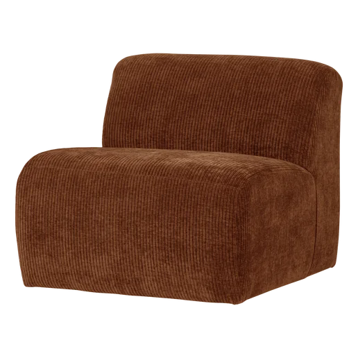 Bank bruin 1-zits 84 cm