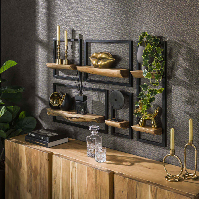 Wandplank Rosel set van