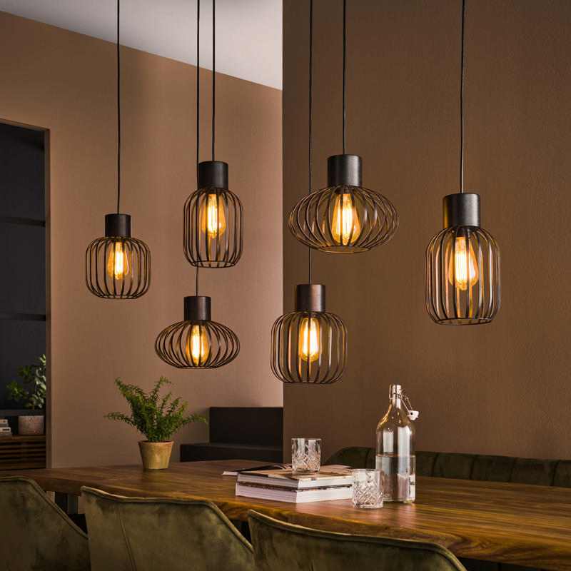 Hanglamp Rosvo metaal 3-lichts